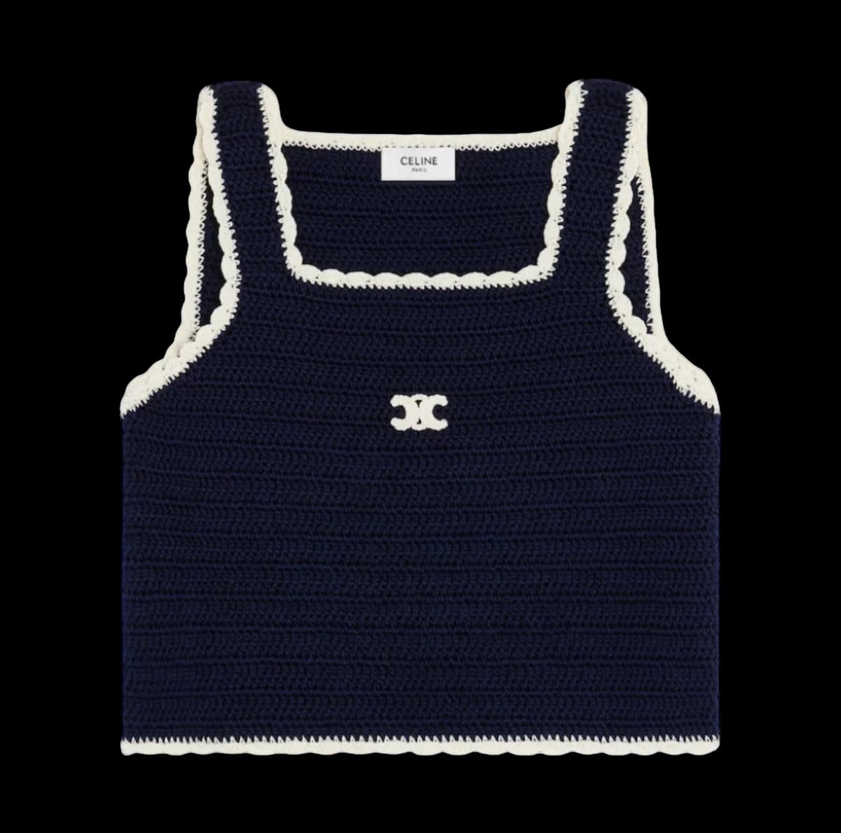 Top in Crocheted Cotton
