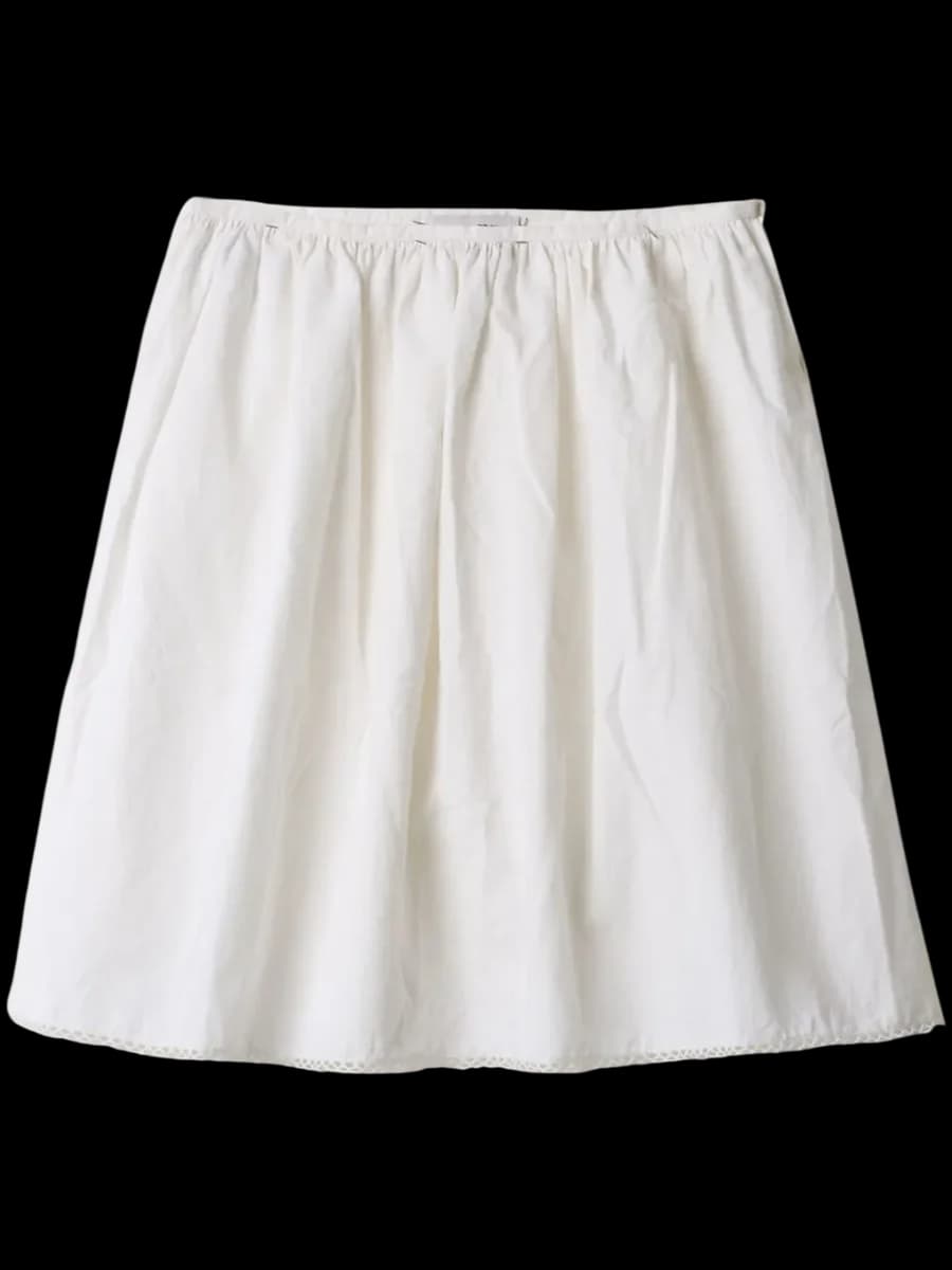 logo-print midi skirt
